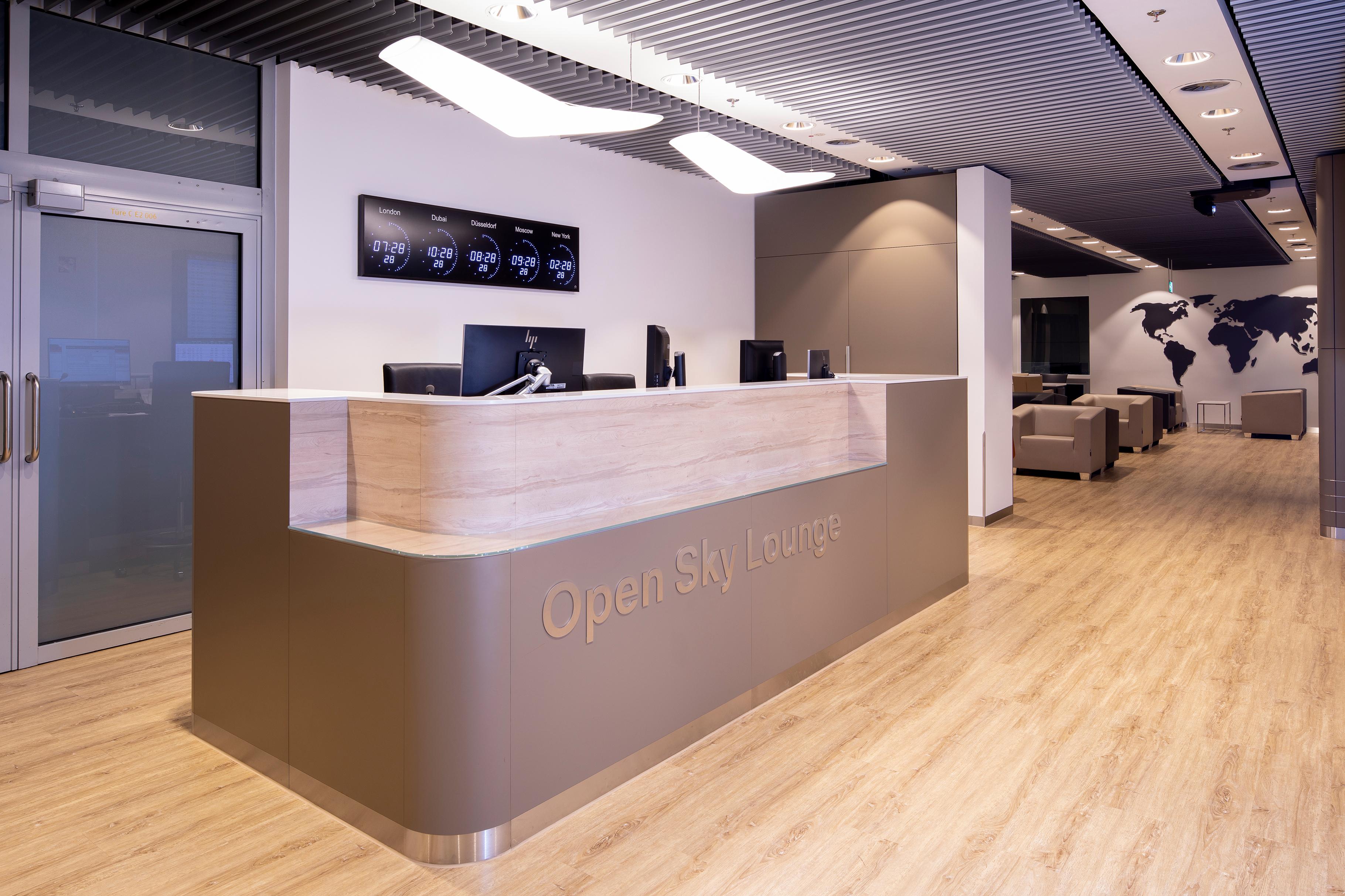 DUS Sky Lounge, Düsseldorf, Germany DUS Sky Lounge, Düsseldorf, Germany