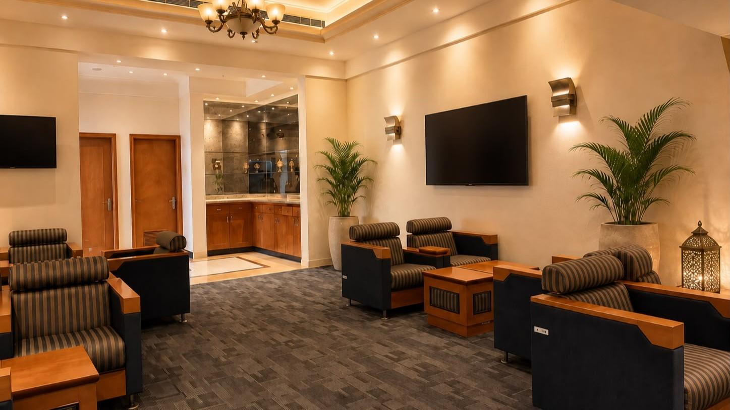 SIJI Lounge by Airlin, Fujairah International Airport, United Arab Emirates SIJI Lounge by Airlin, Fujairah International Airport, United Arab Emirates