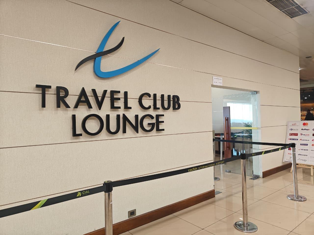 Travel Club Lounge, Cochin International, India Travel Club Lounge, Cochin International, India