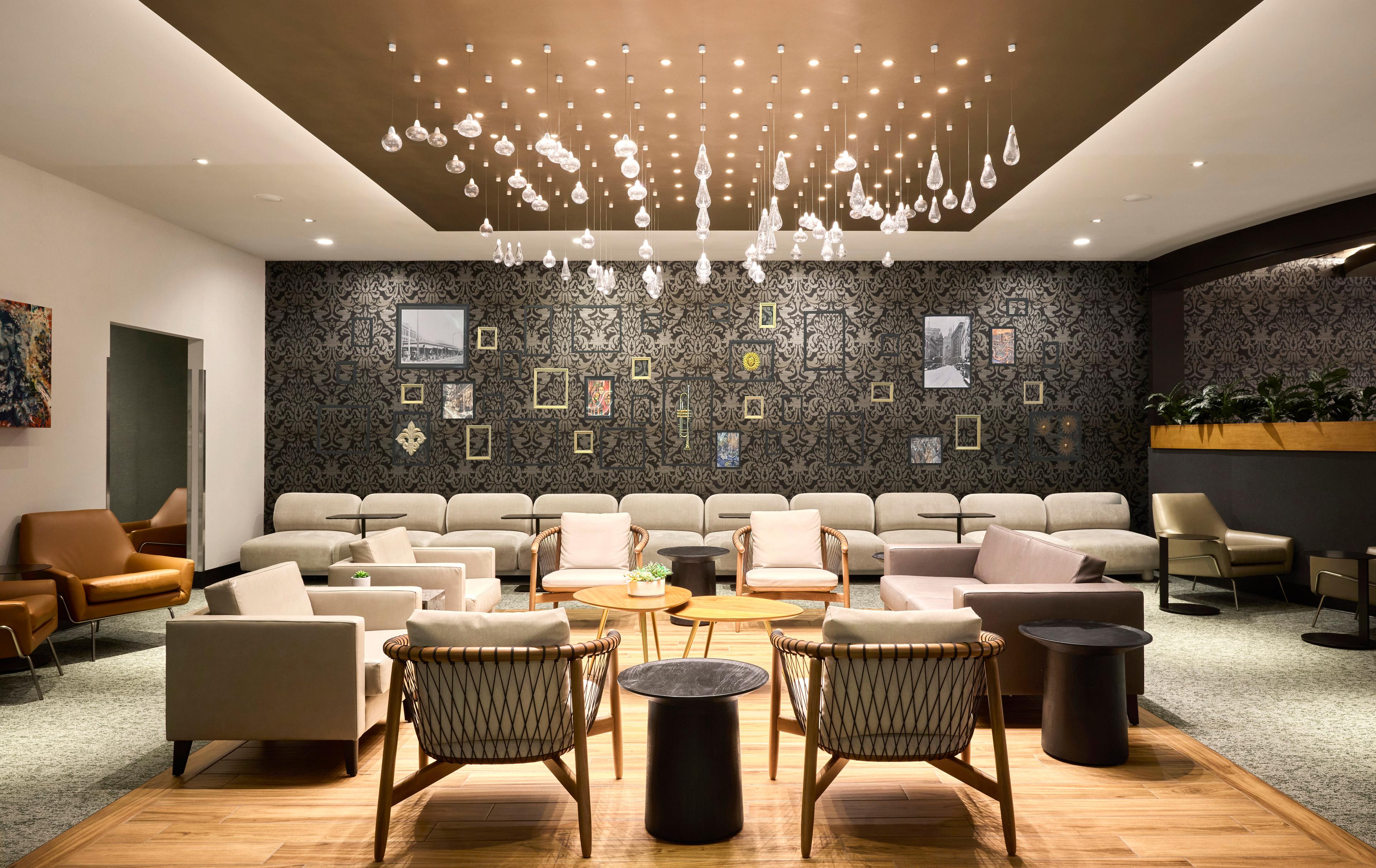 The Club MSY, Louis Armstrong New Orleans International, USA The Club MSY, Louis Armstrong New Orleans International, USA