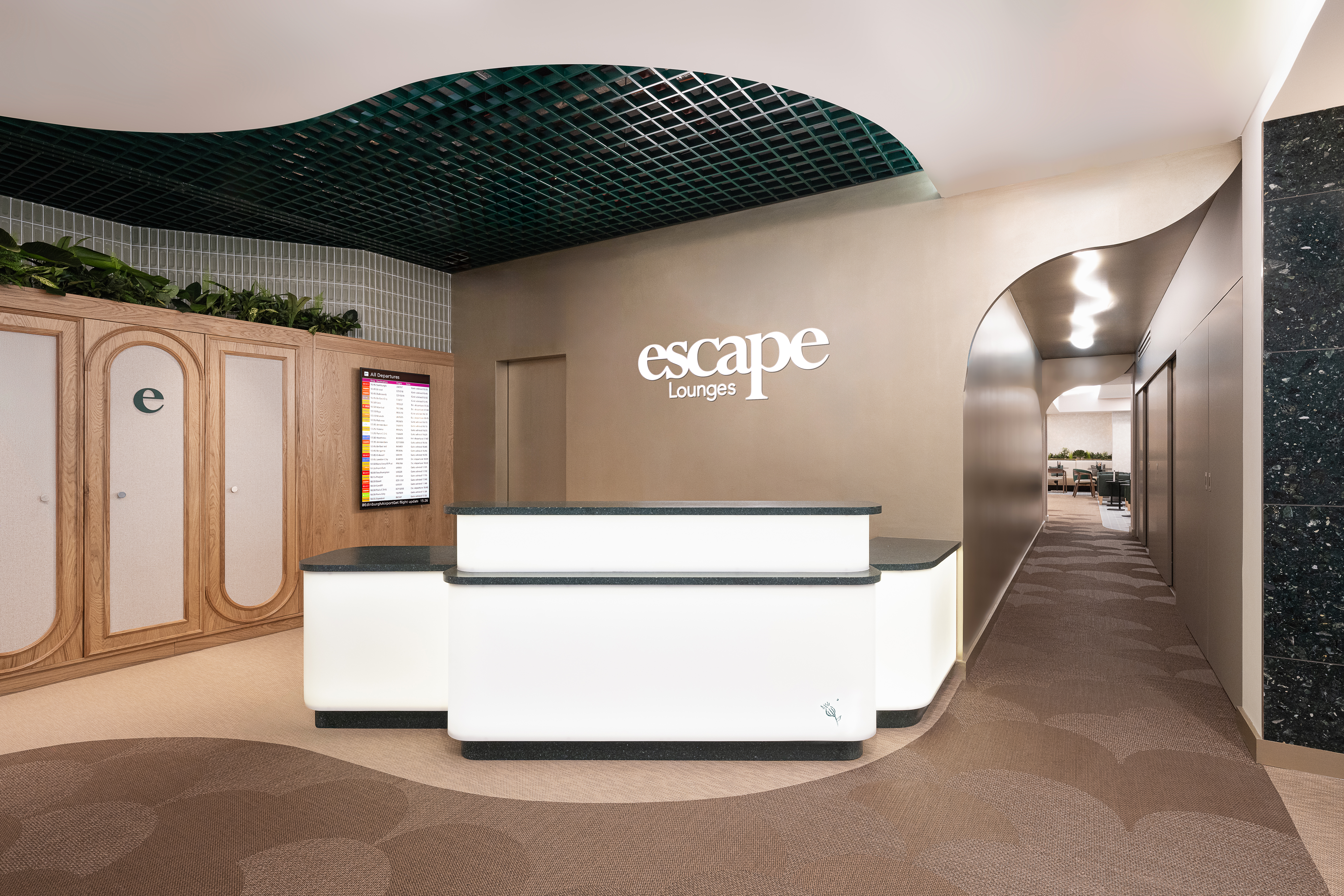 Escape Lounges, Edinburgh International, United Kingdom Escape Lounges, Edinburgh International, United Kingdom