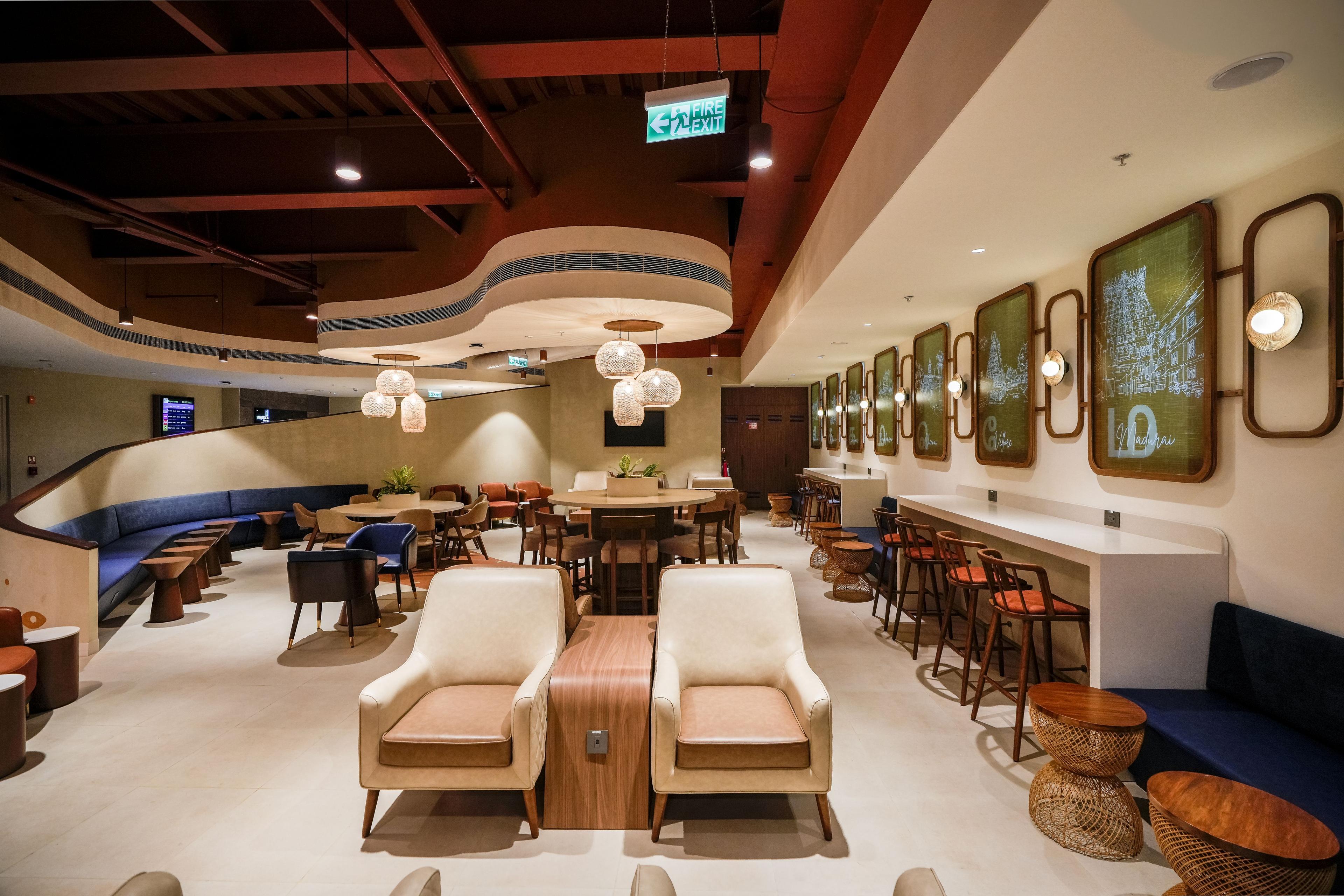 O’Vetra International Departure Lounge, Tiruchirappalli International, India O’Vetra International Departure Lounge, Tiruchirappalli International, India