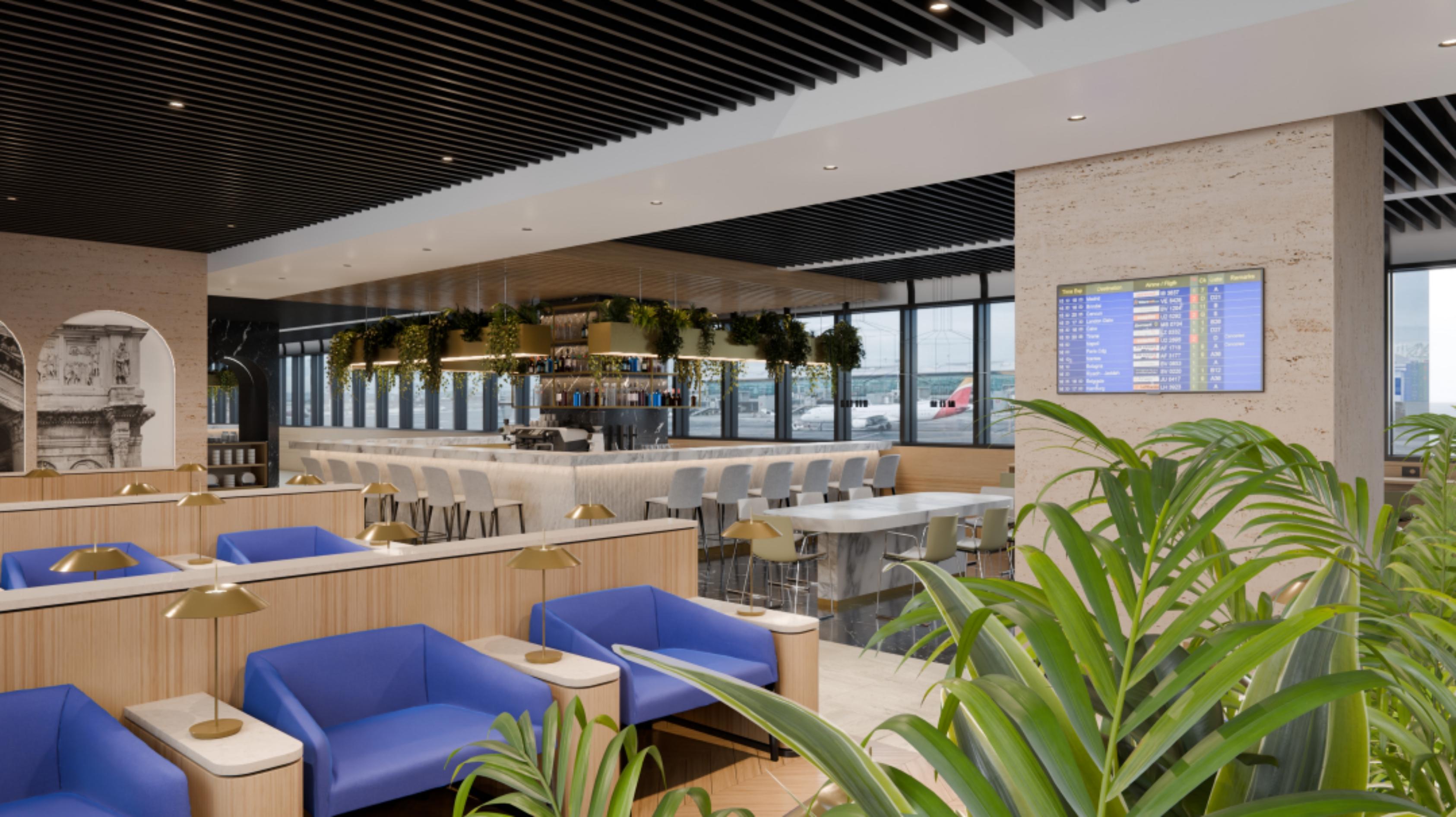 Prima Vista Lounge, Rome Fiumicino, Italy Prima Vista Lounge, Rome Fiumicino, Italy