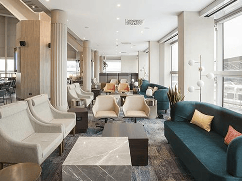 Plaza Premium Lounge, Rome Fiumicino, Italy Plaza Premium Lounge, Rome Fiumicino, Italy