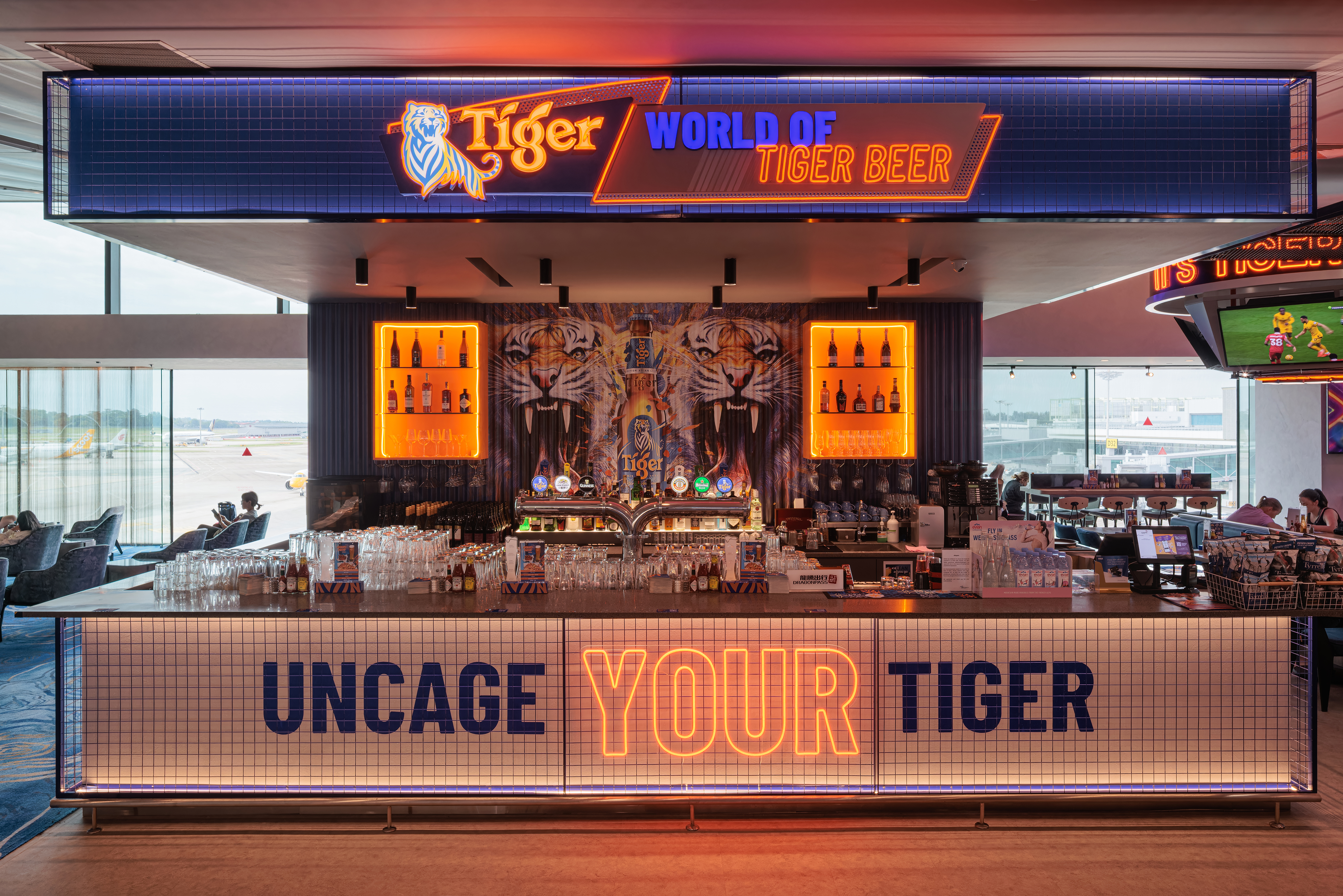 Tiger Bar & Restaurant, Singapore Changi Airport, Singapore Tiger Bar & Restaurant, Singapore Changi Airport, Singapore