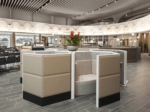 Plaza Premium Lounge, Rome Fiumicino, Italy Plaza Premium Lounge, Rome Fiumicino, Italy