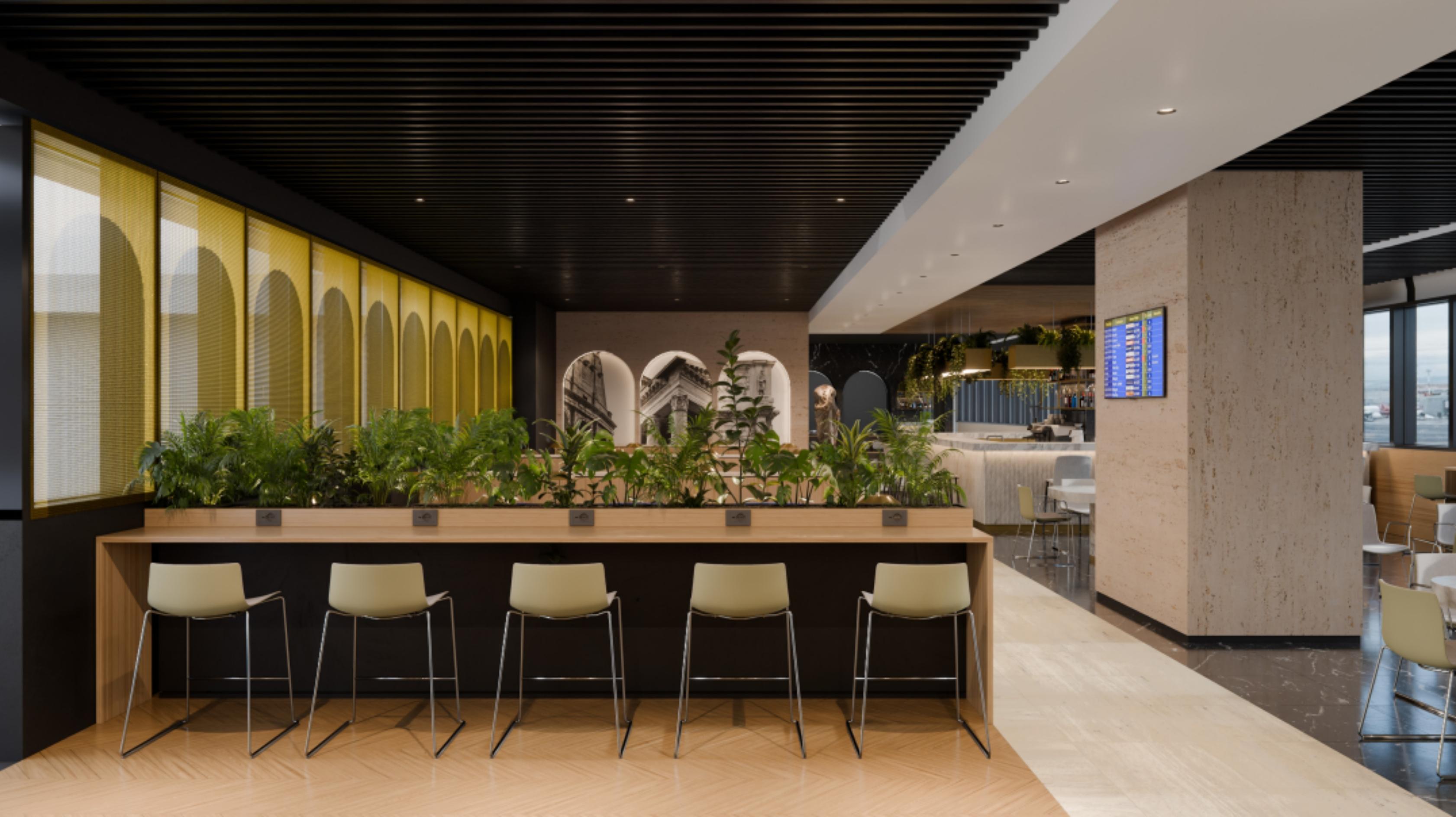 Prima Vista Lounge, Rome Fiumicino, Italy Prima Vista Lounge, Rome Fiumicino, Italy