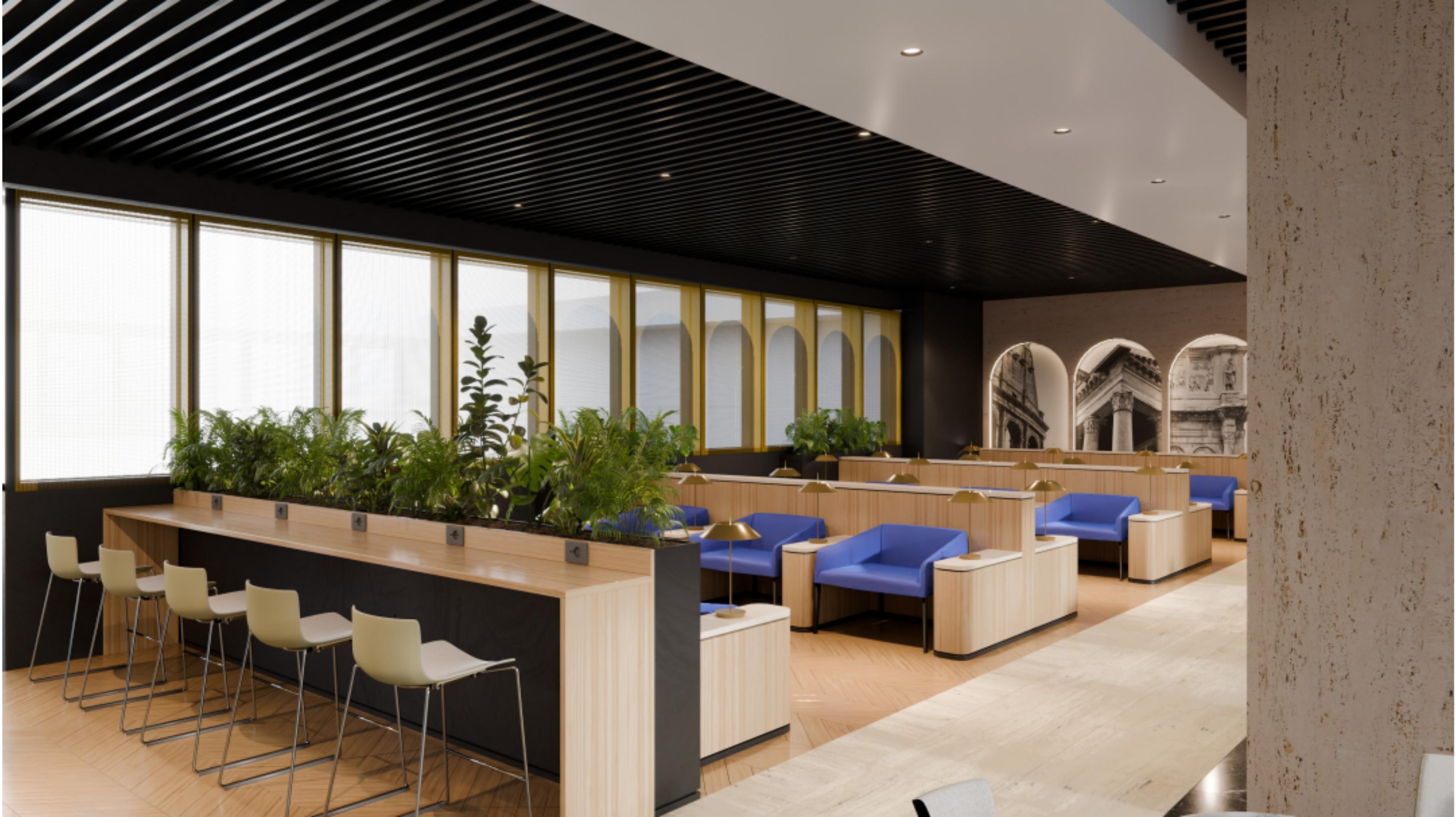 Prima Vista Lounge, Rome Fiumicino, Italy Prima Vista Lounge, Rome Fiumicino, Italy