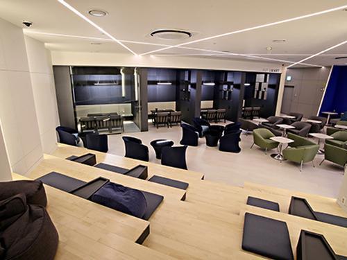 Air Busan Lounge, Busan Gimhae Intl, South Korea Air Busan Lounge, Busan Gimhae Intl, South Korea